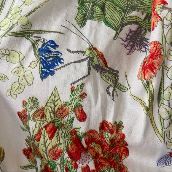 Vintage 90’s Geiger Floral & Bug Skirt 100% Cotton Absolutely Gorgeous Size 6/S - Picture 10 of 13